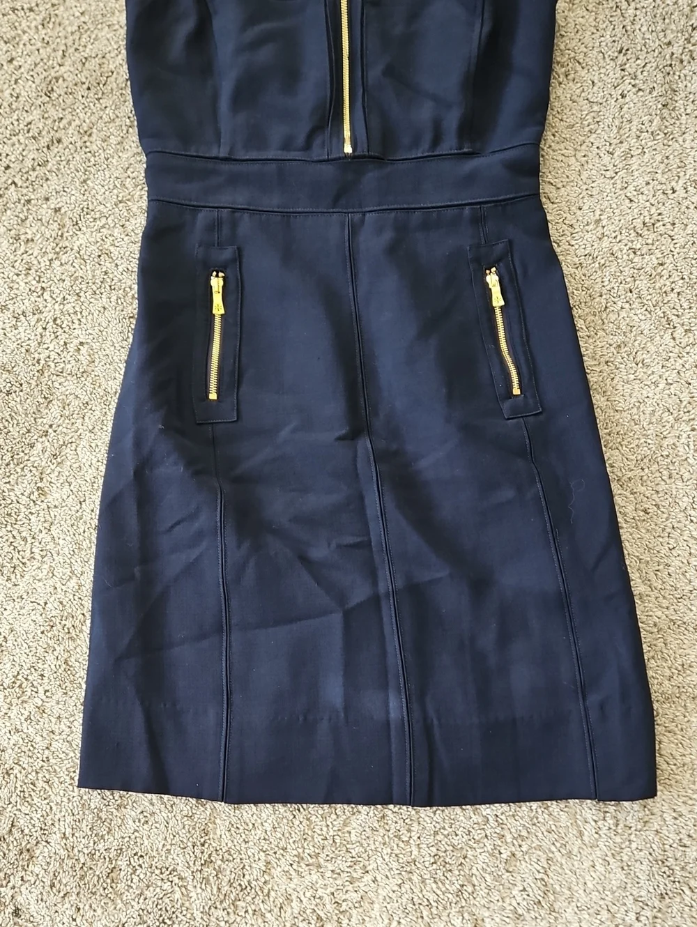Tory Burch Mini Dress Navy Preppy 4